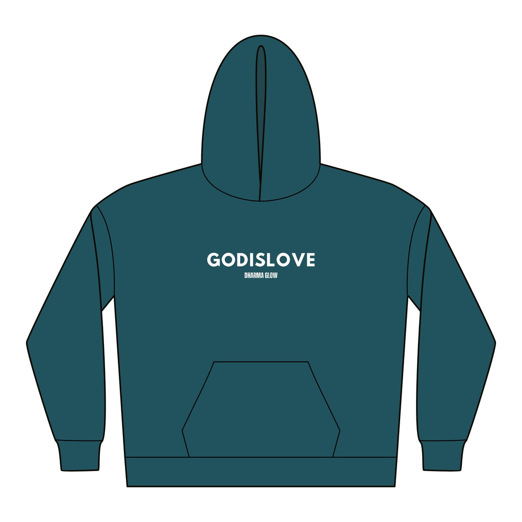 God Is Love Heavy-Weight Unisex Hoodie