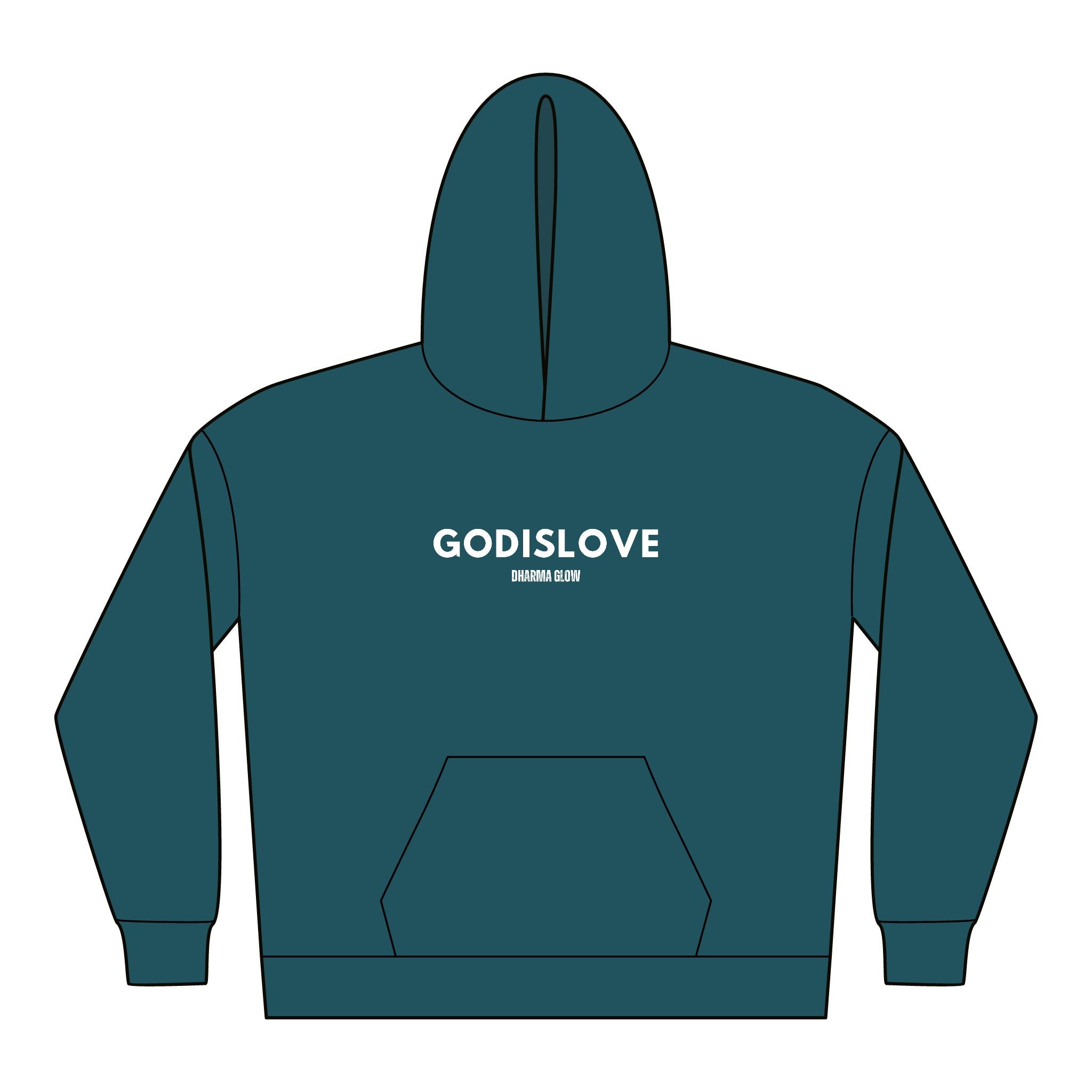 God Is Love Heavy-Weight Unisex Hoodie