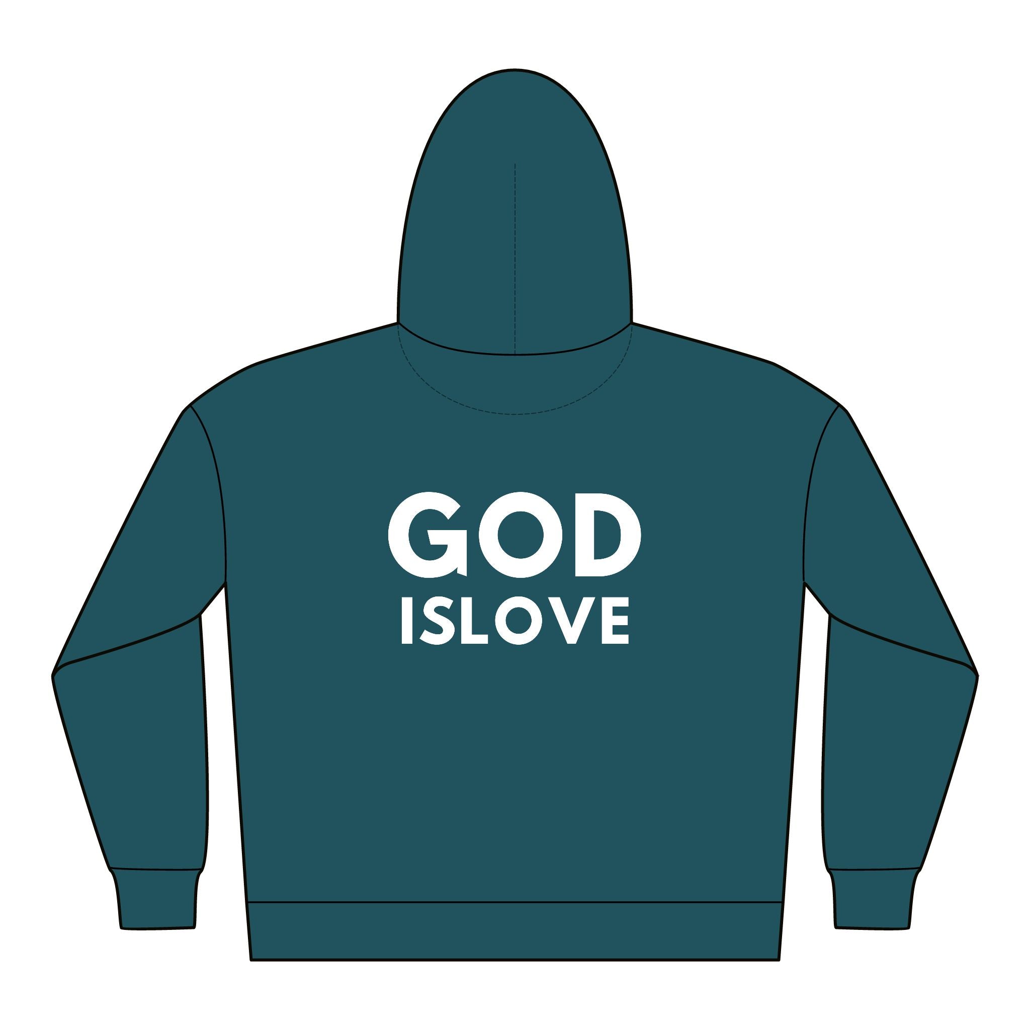 God Is Love Heavy-Weight Unisex Hoodie
