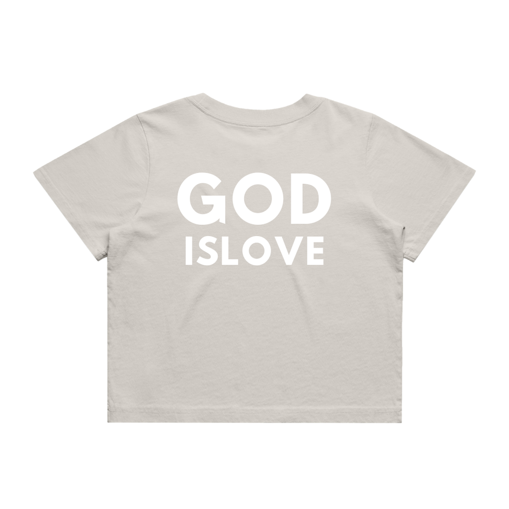 God Is Love Women's Cropped T-Shirt