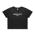 God Is Love Women's Cropped T-Shirt