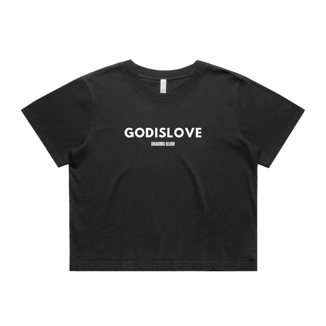 God Is Love Women's Cropped T-Shirt