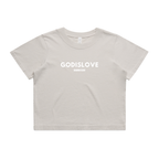 God Is Love Women's Cropped T-Shirt