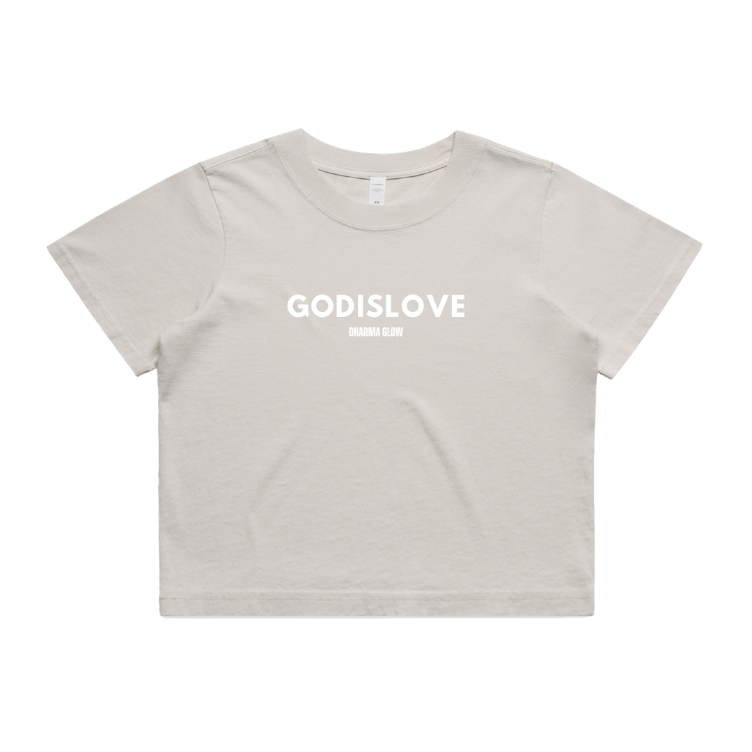 God Is Love Women's Cropped T-Shirt