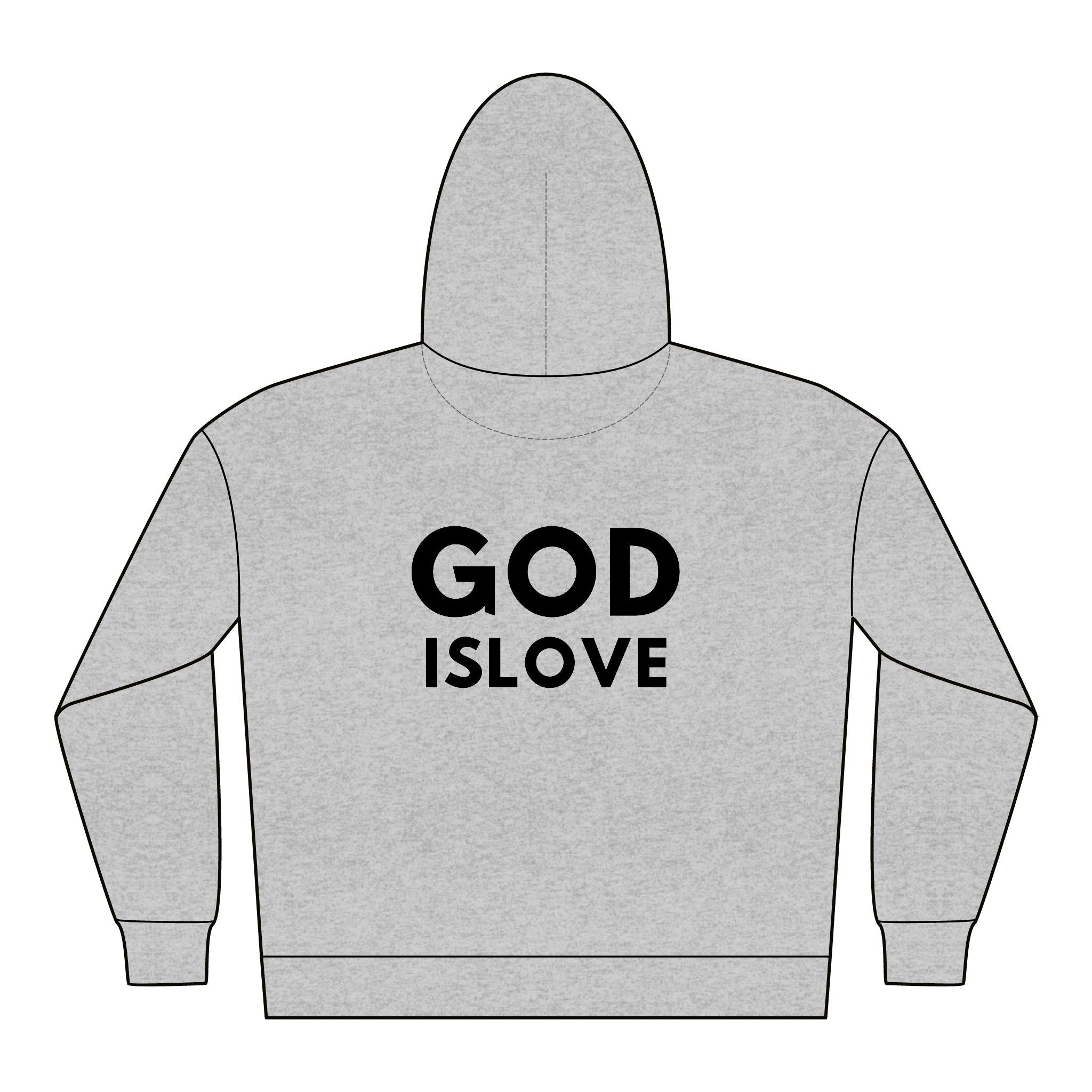 God Is Love Heavy-Weight Unisex Hoodie