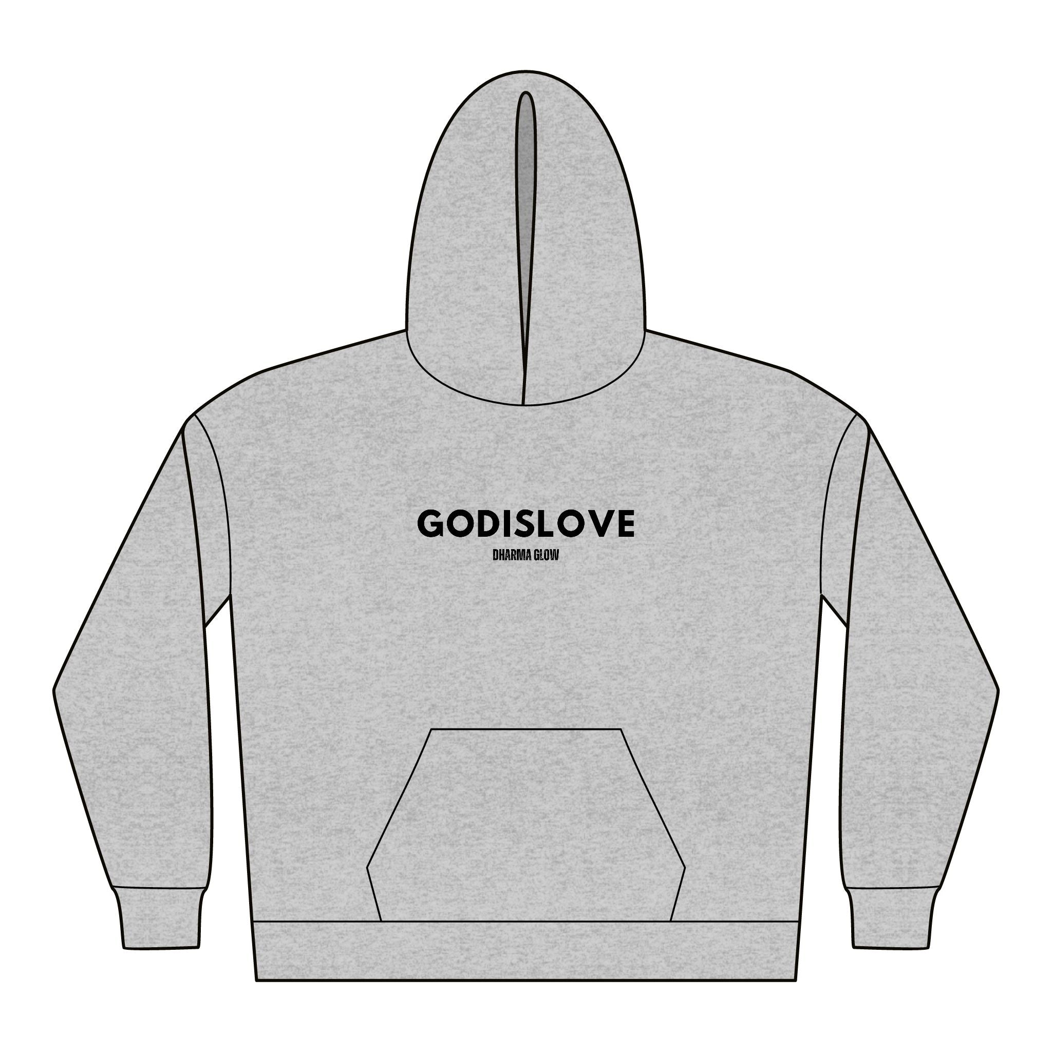 God Is Love Heavy-Weight Unisex Hoodie